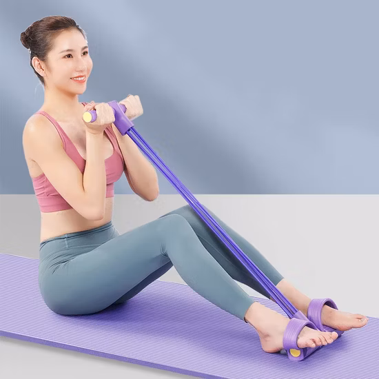 Fasce di resistenza in lattice per allenamento fitness in palestra sportiva