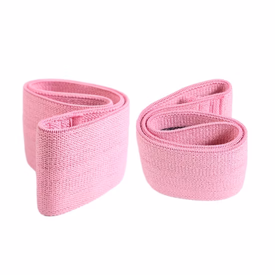 Fabbrica di fasce di resistenza in tessuto per esercizi sportivi con logo personalizzato per palestra