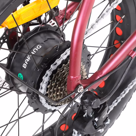 Motore elettrico per mozzo per bici da città 48V 500W Motore per ciclismo Bicicletta elettrica Potente Mountain bike elettrica per pneumatici grassi Ebike