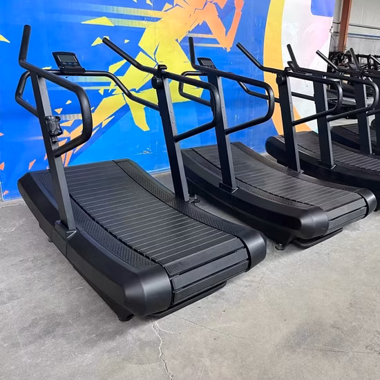 Tapis roulant meccanico curvo commerciale per attrezzature fitness in vendita