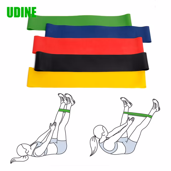 Fasce resistenti alla vestibilità Logo Home Fitness Elastico per esercizi sull'anca Fascia di resistenza in tessuto
